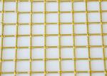 Antique Brass Woven Wire Mesh Large Diamond Hole Plain Weave