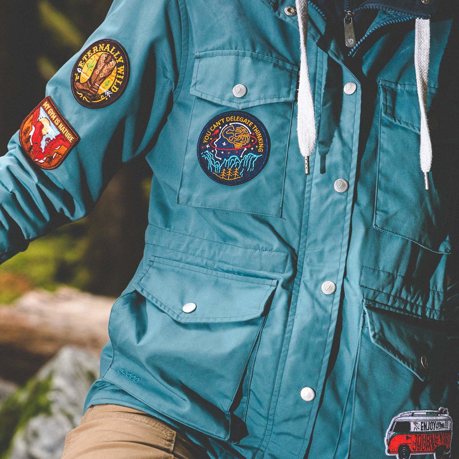Custom Decorative Clothing Patches Embroidery Armband Fabric Uniform Security Type