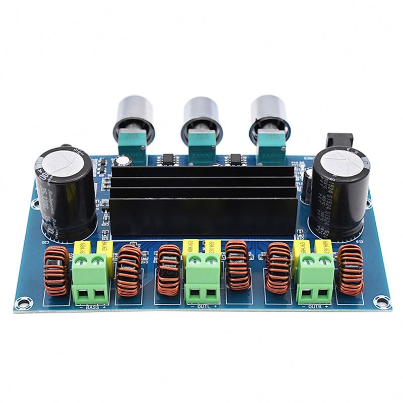2.1channel Wireless Digital Power Amplifier Board 50Wx2+100W Channel High Power Audio Version 5.0 Amplifier Board