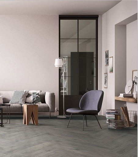 Wood Look 48x8 Inches Indoor Porcelain Tiles , Taupe Porcelain Tile Anti Slip