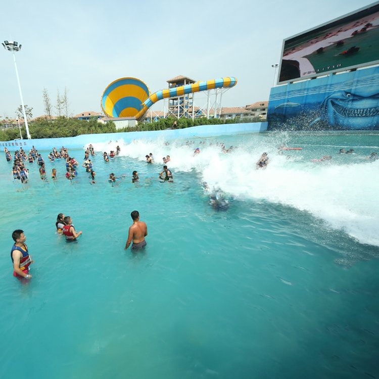 Amusement Water Park Vacuum Tsunami Wave Pool Equipment