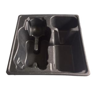 Wholesale Molder Fiber Packaging Sugarcane Black Pulp Tray Environmental from china suppliers