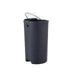 30L Stainless Steel Household Stylish Thin Lid Pedal Trash Bin Waste Bin Dustbin