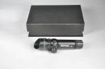 Tactical red beam laser sight with rail mount