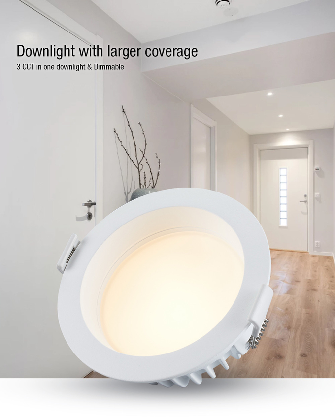 220-240V CCT Downlight , SMD Triac Dimmable LED Downlight