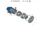 Sanitary Multi Stage Centrifugal Pump With High Pressure For Beverage