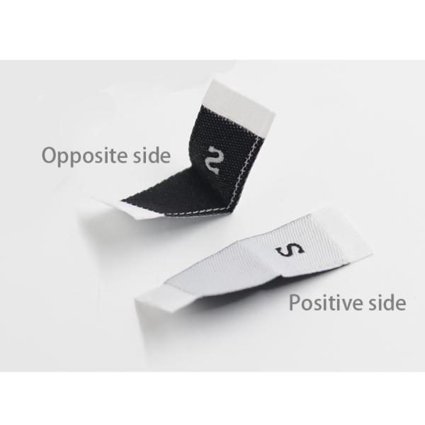 Folding clothing label Sew on Shoes Shape cloth label machine Custom Women Bags clothing material label