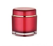 Wholesale 50g Red Round Acrylic Jar for Cosmetics Cream from china suppliers