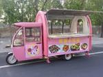 Customized 1.5KW-4.5kw Three Wheels Electric Scooter Food Cart Tuk Tuk Mobile