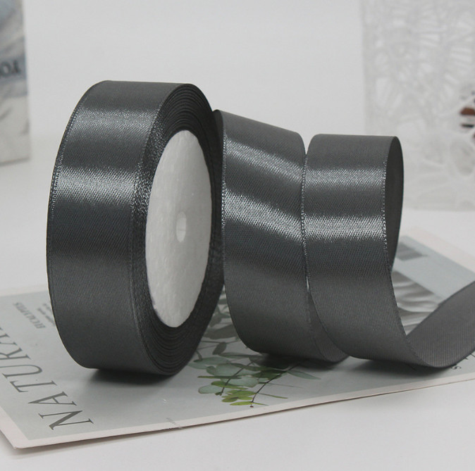 Gift Wrapping Polyester Satin Ribbon For Flower Packing Holiday Gift Box Ribbon