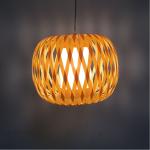 Polypropylene Pvc Lamp Shade Striped For Ceiling Light