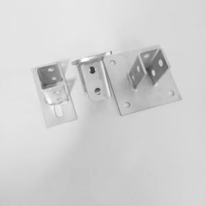 Wholesale 1-5/8 Inch 12-Gauge Silver Zinc Plated Steel 4-Hole Base Strut Channel Fittings from china suppliers