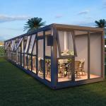 Carport Movable Prefab Container House 20ft Shipping Container Cabin