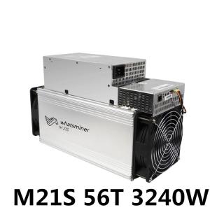 Wholesale 188x130x352mm MicroBT Whatsminer M21S 56TH/S from china suppliers