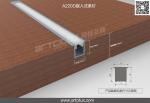 A220D recessed strip light, Aluminum + PC, SMD3014, 3000/4000/6000K, DC12V, 5W/M