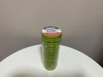 yellow&green Carrier PVC Electrical Insulatingtape for Protection (0.13mm*19mm
