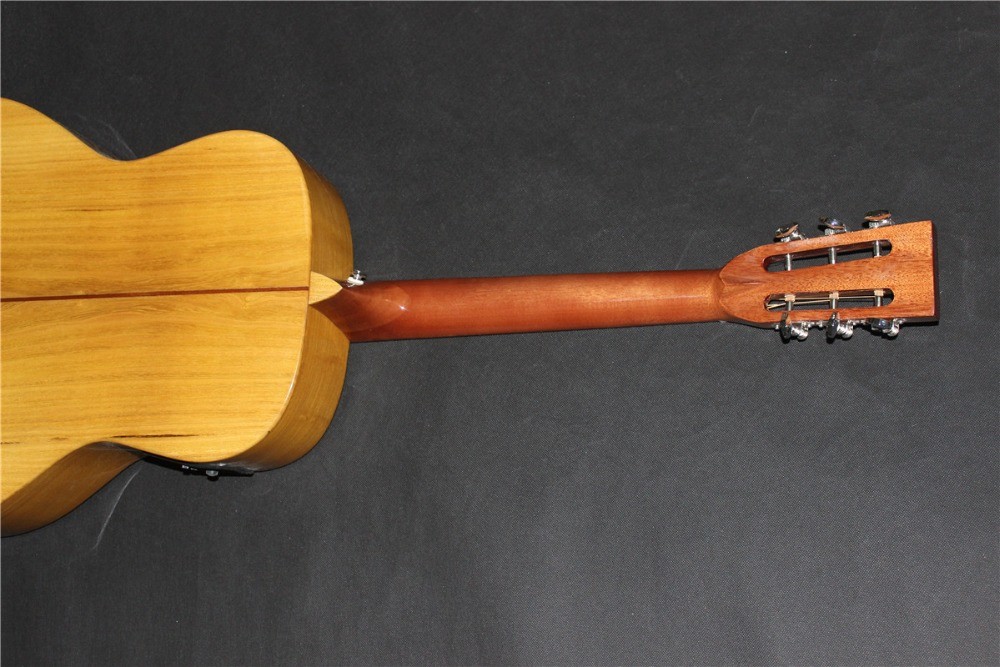 AAAA all Solid imported melburry wood OOO15 body custom guitar acoustic electric guitar