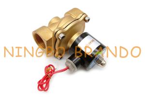 Wholesale UW-25 2W250-25 1'' 2/2 Way Semi-Diaphragm Brass Solenoid Valve from china suppliers