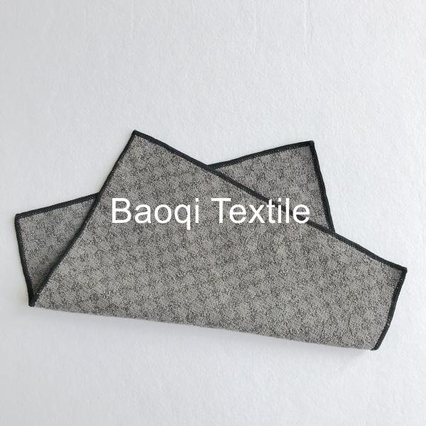 Grey color size 16“microfiber washing towel polyester scrape cleaning towels