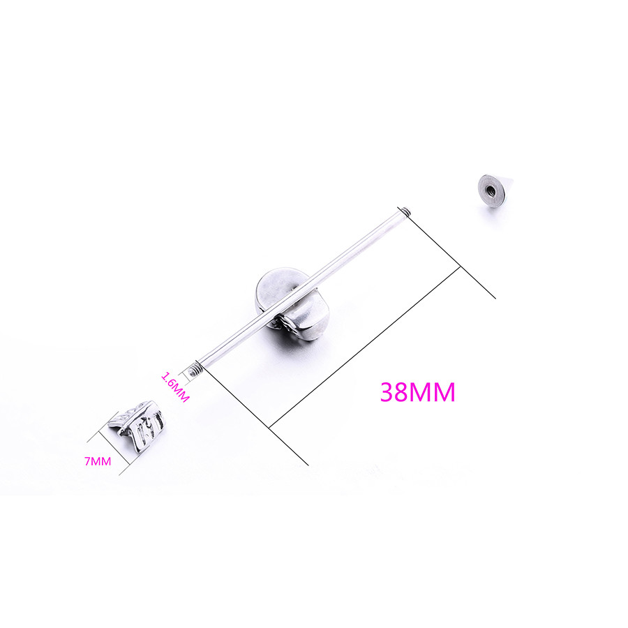 Hot Sale Skull Industrial Piercing Industrial Barbell Body Piercing Jewelry