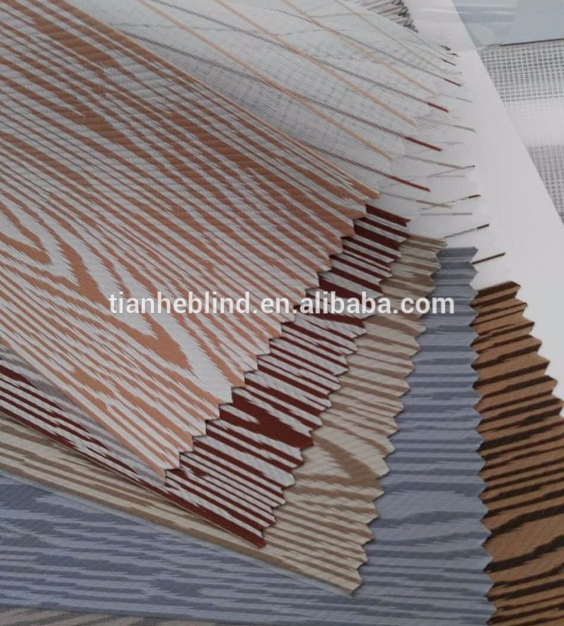 Factory Wholesale Zebra Blinds Fabric/ Rain bow Colored Window Blinds