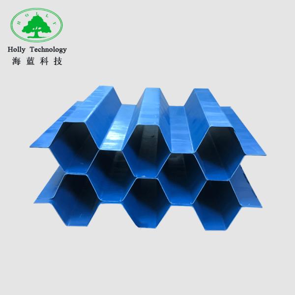 1mm Black Lamella Clarifier Tube Settler Media , Pp Tube Settler For Sewage