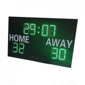 Wholesale Green Color Led Digits With White Color Stickers Led Football Scoreboard For Football Field from china suppliers
