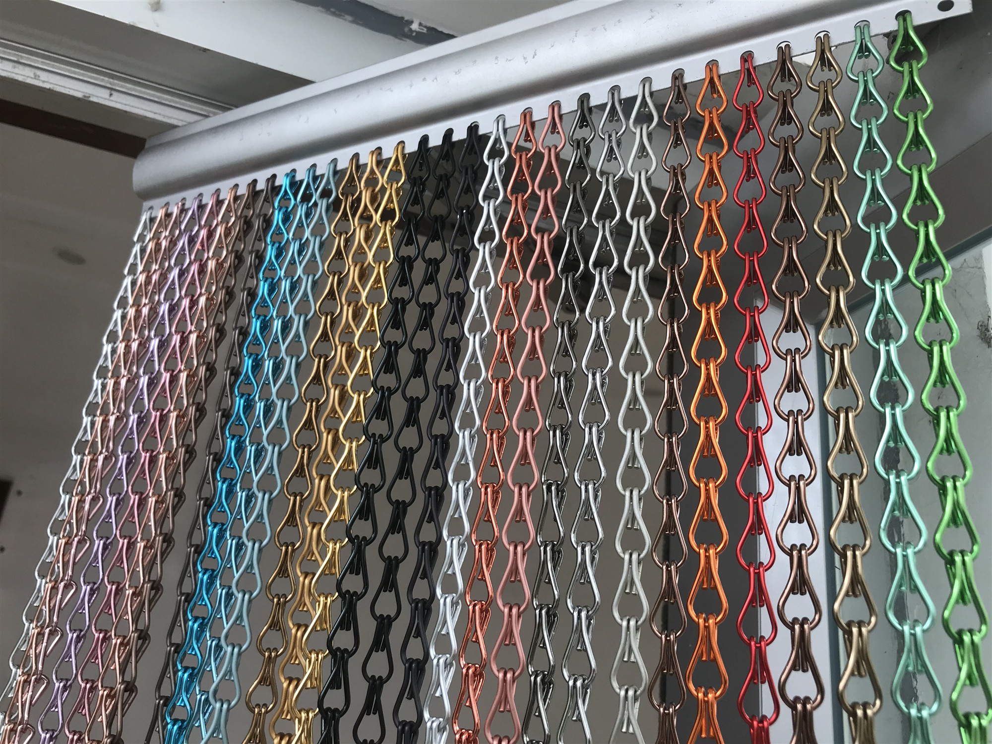 Door Curtain 1.6mm Decorative Mesh Architectural Stainless Steel Wire Screen