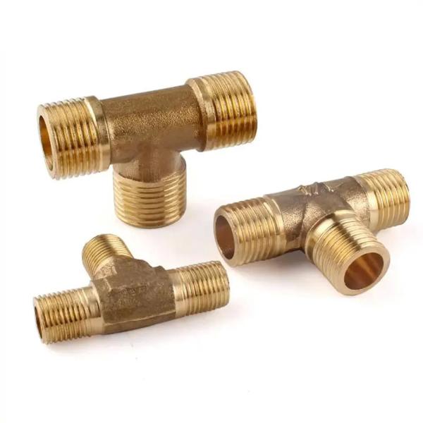CuNi 9010 Forged High Pressure Pipe Fittings 1/4" NPT Threaded Female Tee