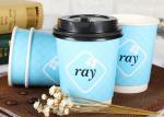 Brand Printed Paper Drinking Cup , Throw Away Coffee Cups Food Grade