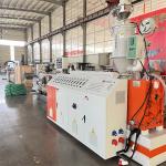 HDPE PP Corrugated Drain Line , Single Screw Plastic Extruder Machine