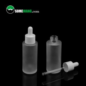 Wholesale 40ml Glass Dropper Essential Oil Container Matte Black Essential Oil Bottle ISO9001 from china suppliers