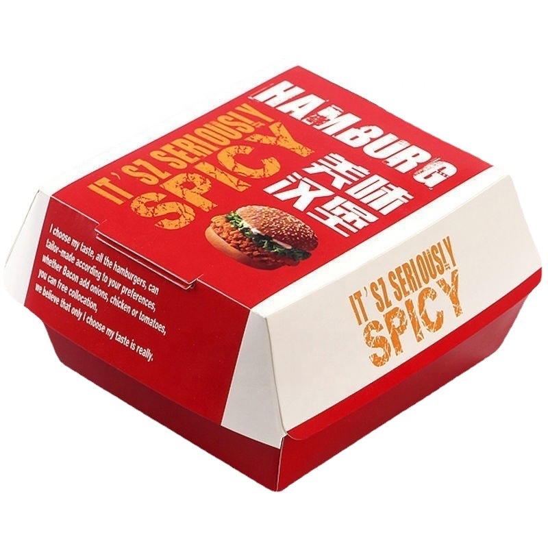 Eco-Friendly Kraft Food Package Box for Fast Food Delivery Custom Samples Accepted