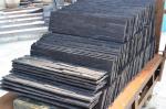Color Black Slate Culture Stone , Natural Stone Veneer Panels