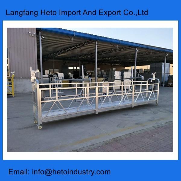 Building maintenance galvanized steel ZLP series temporary suspended platform in