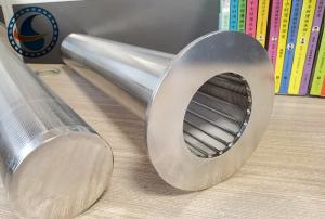 China Stainless Steel 304 Rod Based Continuous Slot Wedge Wire Mesh on sale