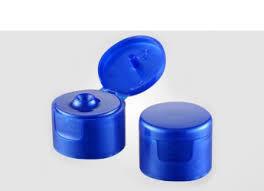 Wholesale PP Material Disc Top Cap / Shampoo Bottle Cap Ribbed Closure For Cream from china suppliers