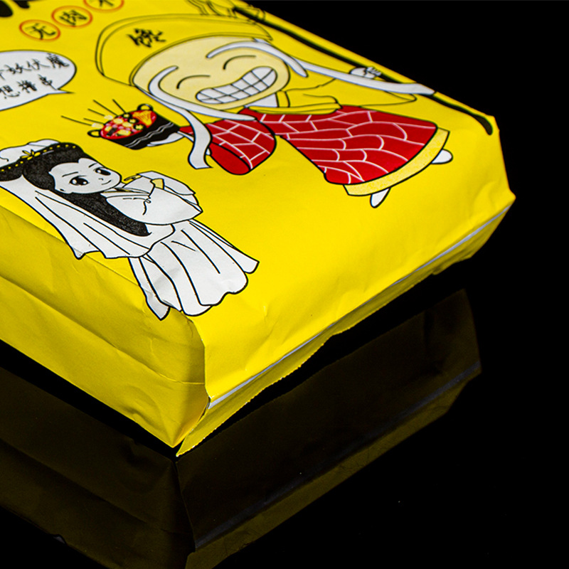 Custom Heat Preservation Resealable Take Away Barbecue Food Aluminum Foil Paper Bag for Packaging