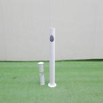 Ground Mounted Dia 150 *1000H Mm Outdoor Ashtray Cigarette Bin