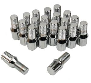 Wholesale Shockproof Tapered Conical Seat Lug Bolts 53.2 Mm Overall Length With Key from china suppliers