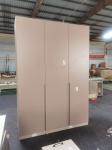 Modern Swing Door Modular Wardrobe System Closet Crafted Lacquer