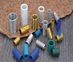 Yellow Ball Cage Bushing Dust Resistant , 3*4.5*5 Copper Steel Ball Cage
