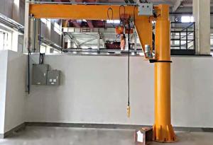 China Workshop Floor Mounted Jib Crane 3 Ton Rated Loading Capacity 8m/min Lifting Speed on sale