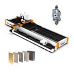 Steel Tube And Plate Fiber Laser Cutting Machine 3kw For Advertising Company