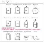 Custom Printed Logo Drink Spout Pouch Plastic Foldable Food Grade Stand Up