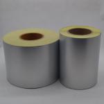 permanent adhesive Matt Silver 75mic Foil Paper Stickers