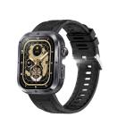 MK68 AMOLED Full Screen Men Smart Watch With BT Call Health Management 360mAh