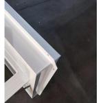 WEIKA UPVC Custom Double Glass Aluminum Hopper Window Price Per Square Meter