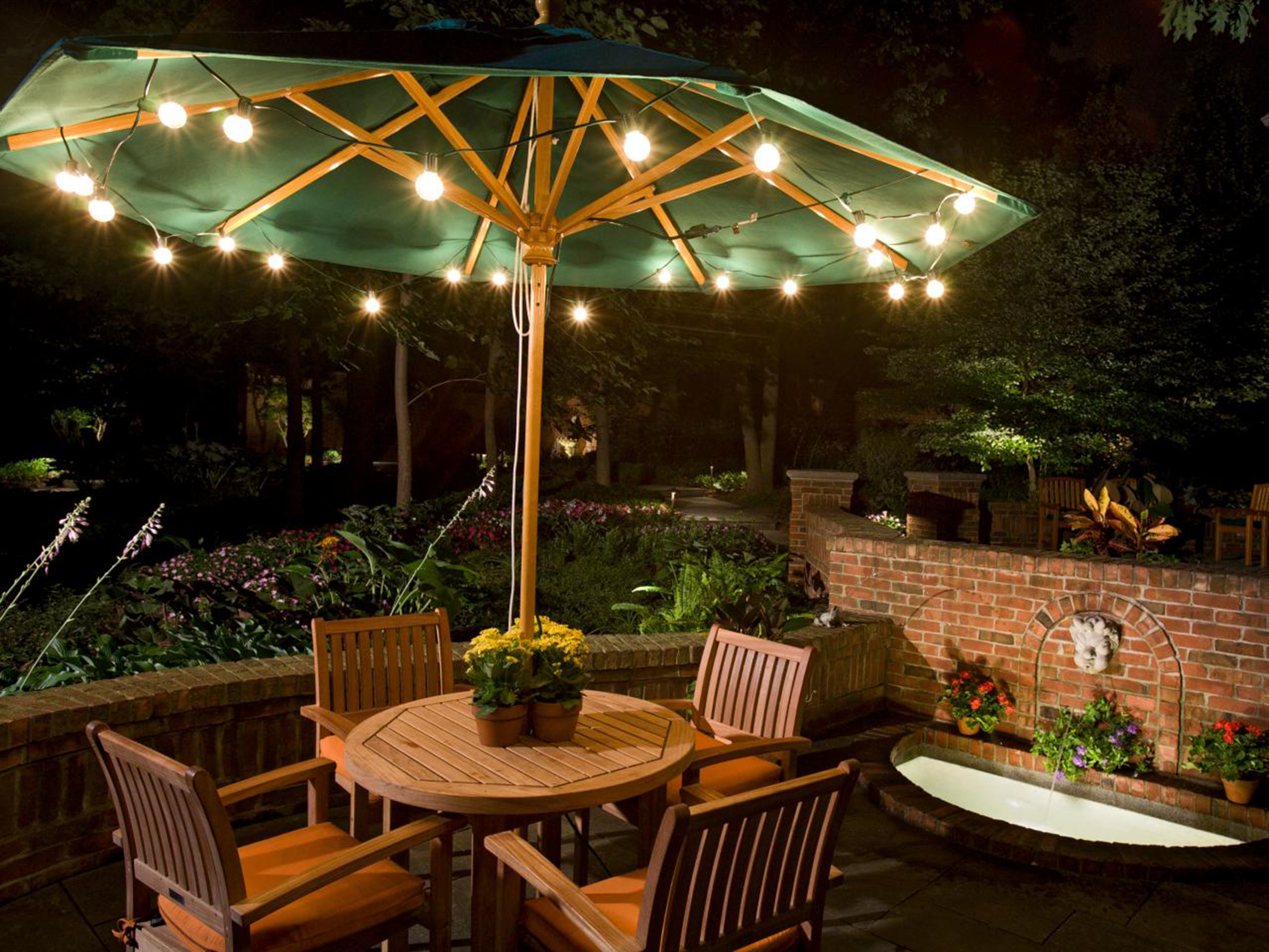 IP65 Waterproof Heavy Duty Outdoor Solar Bulb String Lights