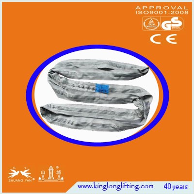 Pipe Webbing Crane Lifting Straps , Certified Lifting Chains 4 Ton Reliable